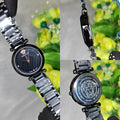 Versace Black Metal Belt Women's Watch