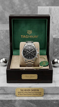 TAG Heuer Carrera Heuer 02 Black Dial Stainless Steel Chronograph Watch