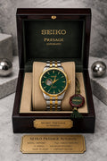 Seiko Presage Automatic Green Dial Two-Tone Stainless Steel Watch