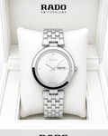 Rado White Dial Silver Stainless Steel Analog Watch