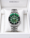 Seiko 5 Sports Green Dial Stainless Steel Automatic Watch