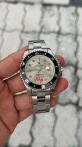 Rolex Submariner Silver-Tone White Dial Watch