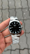 Diesel Silver Stainless Steel Black Dial Watch