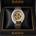 Rado DiaStar Skeleton Gold And Silver Strap Men's Watch