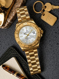 Rolex Silver Dial Gold Stainless Steel Yacht-Master Style Watch