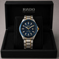 Rado Blue Dial Blue Bezel Two-Tone Stainless Steel Luxury Watch
