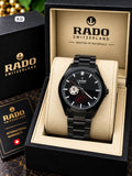 Rado Black Ceramic Automatic Open Heart Luxury Watch