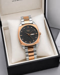 Tissot PRX Rose Gold Black Dial Day-Date Luxury Swiss Watch