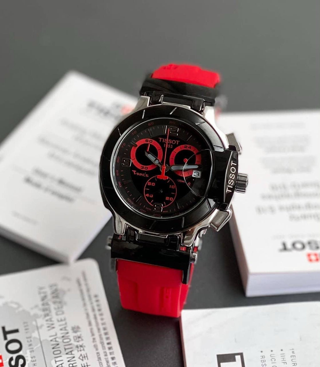 Tissot T-Race Men’s Red Strap Chronograph Watch