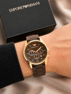 Marvellous Armani Round Dial Quartz Analog Men's Watch