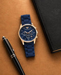 Casual Emporio Armani Chronograph Analog Blue Dial Men's Watch