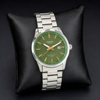 Casio Edifice EFV-100D-1AV Green Dial Watch For Men