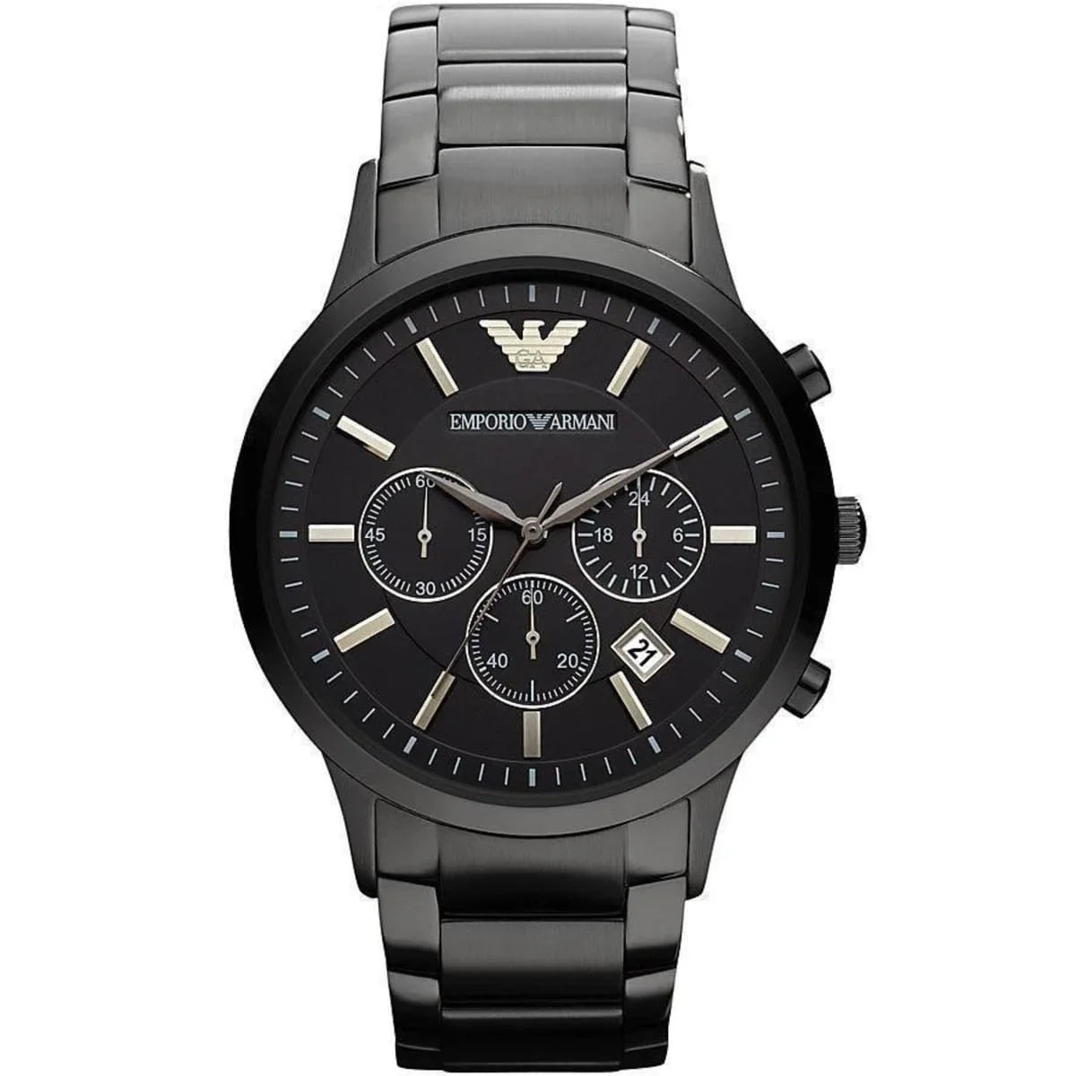 Classic Armani Round Dial Quartz Analog Men’s Watch