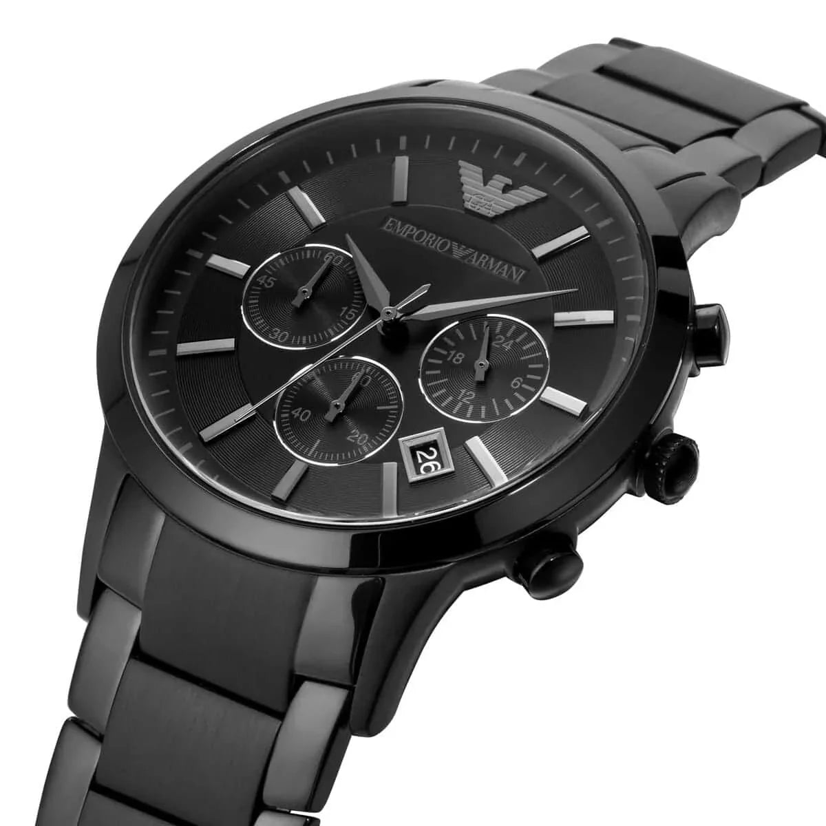 Dynamic Armani Round Dial Quartz Analog Watch For Men