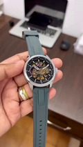 Tommy Hilfiger Automatic Silicone Rubber Belt Men's Watch